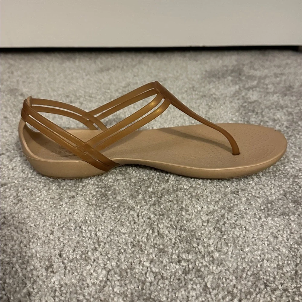 CROCS Brown Sandal Flats - Picture 4 of 10